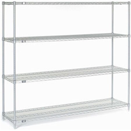 Designed To Furnish Nexel Chrome Wire Shelving, 72 x 18 x 63 in. DE2974348
